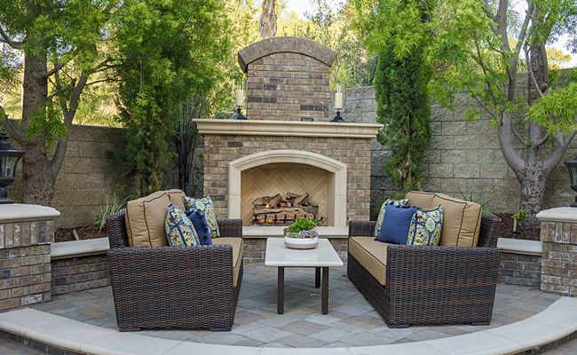 Outdoor Fireplace